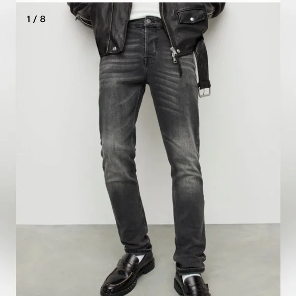 allsaints raveline cigarette jeans All Saints Cigarette gray jeans